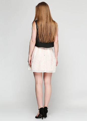 Светло-бежевая кэжуал однотонная юбка Dina be by Francesca's мини
