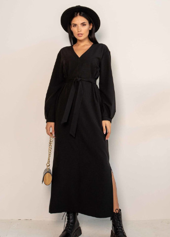 Чорна кежуал сукня Ри Мари однотонна