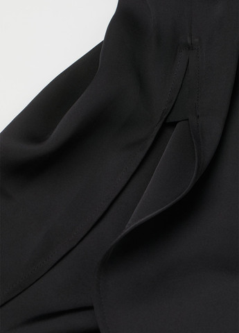 Чорна кежуал сукня сукня-сорочка H&M однотонна