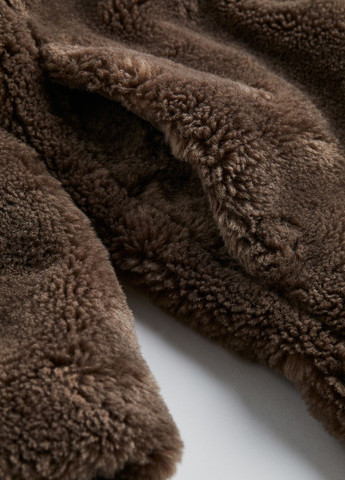 Серо-коричневое демисезонное Пальто оверсайз H&M