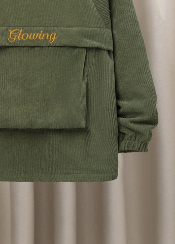 Оливкова (хакі) демісезонна куртка SHEIN