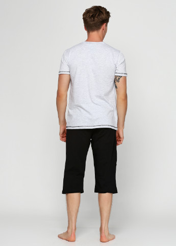 Светло-серый демисезонный комплект (футболка, бриджи) Ipektenim