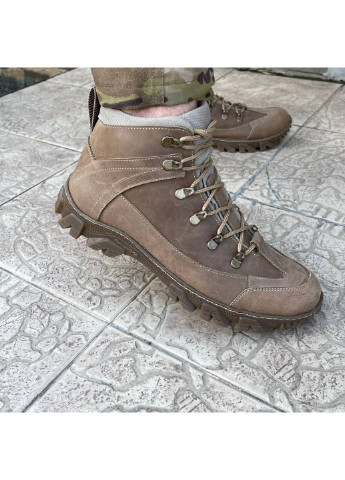 Коричневые осенние ботинки военные тактические всу (зсу) 7524 45 р 29,5 см коричневые KNF