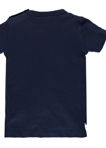 Синяя летняя футболка MEK