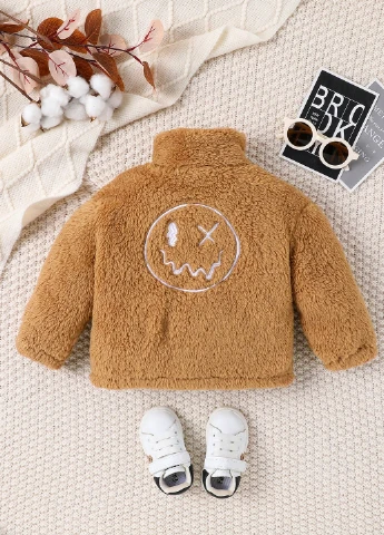 Коричневое демисезонное Пальто оверсайз SHEIN