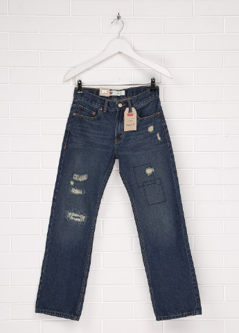 Синие демисезонные классические джинсы Levi's