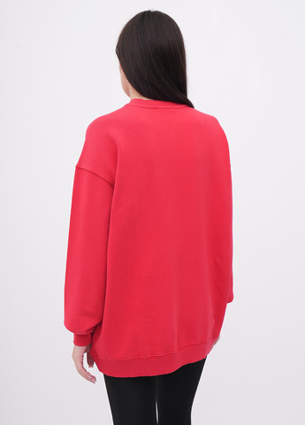 Червоний світшот EQUILIBRI напис без декору (341745036)