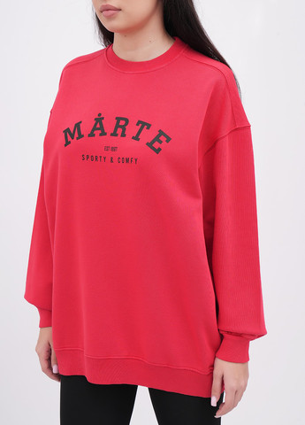 Червоний світшот EQUILIBRI напис без декору (341745036)