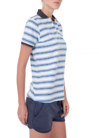 Синяя женская футболка-поло E-Bound