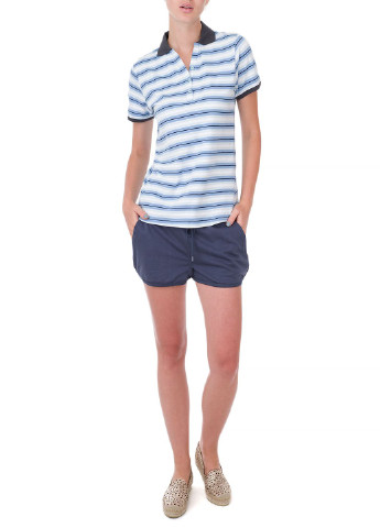 Синяя женская футболка-поло E-Bound