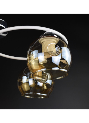 Люстра потолочная на 4 лампочки 7060/4-wh-br Белый 20х36х47 см. Sunnysky (253628632)