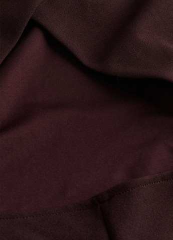Темно-фиолетовое кэжуал платье с открытой спиной H&M однотонное
