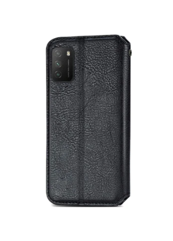 Шкіряний чохол книжка Cubic (PU) для Xiaomi Poco M3 Чорний (is_00000041848_6) Getman (250499344)