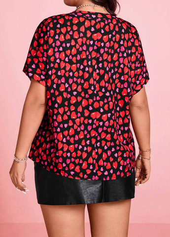 Комбинированная блуза SHEIN