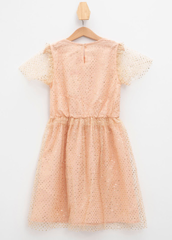 Персикова кежуал плаття, сукня на підкладі DeFacto