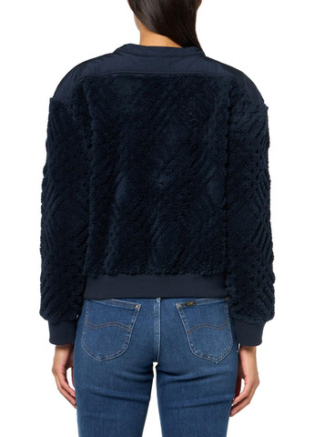 Темно-синий свитшот Tommy Hilfiger однотонный без декора (345570310)