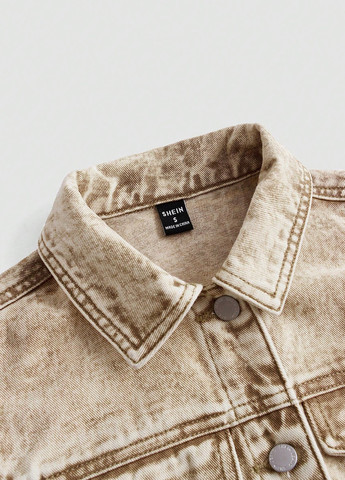 Світло-бежева джинсова сукня SHEIN варенка