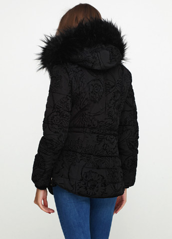 Черная зимняя куртка Desigual