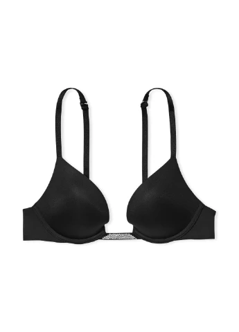 Чорний демісезонний комплект (бюстгальтер, трусики) Victoria's Secret