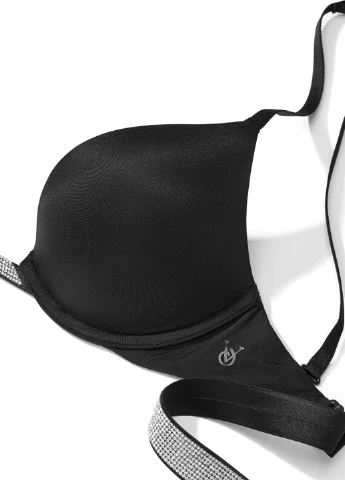 Чорний демісезонний комплект (бюстгальтер, трусики) Victoria's Secret