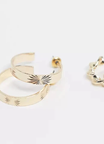 Комплект серег 3 пары Asos (251139593)
