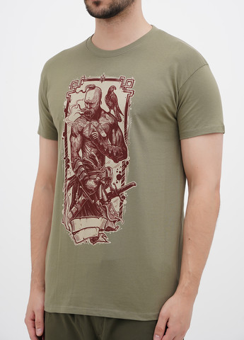 Хакі (оливкова) футболка Sol's