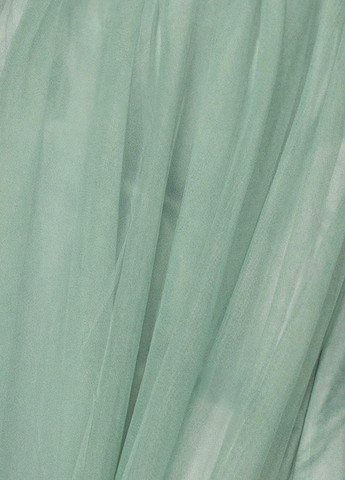 М'ятна святковий, вечірня сукня на одне плече SHEIN однотонна