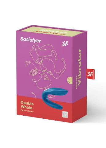 Вібратор для пар Double Whale з двома моторчиками Satisfyer (256537848)