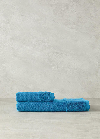 English Home полотенце для рук, 30х45 см однотонный синий производство - Турция