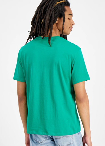 Зеленая футболка Armani Exchange