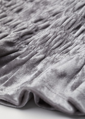 Серебряное платье H&M