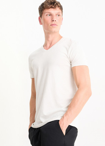 Светло-серая футболка C&A