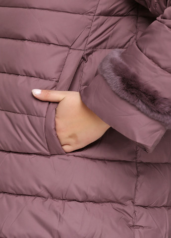 Лілова зимня куртка Clasna