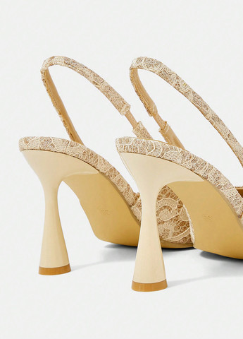 SHEIN Туфлі туфлі-човники кремовий з текстиль, китай — демісезон (366257693)