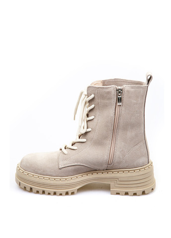 Зимние ботинки берцы Bizoni без декора из натуральной замши