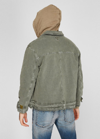 Зеленая демисезонная куртка Diesel