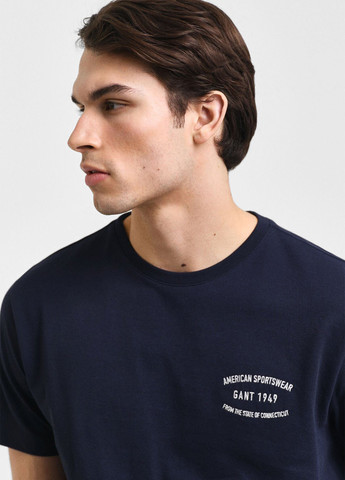 Синя футболка Gant