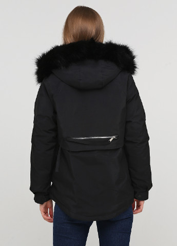 Черная зимняя куртка Mengerzi