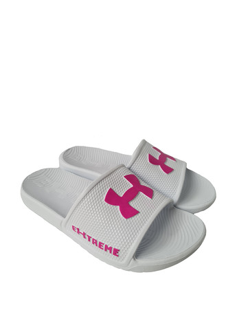 Белые шлепанцы Gipanis с тиснением