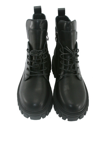 Осенние ботинки No Brand со шнуровкой, на тракторной подошве