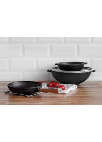 Сковорода-вок чавунна W-28-1 28 см Brizoll (253572008)