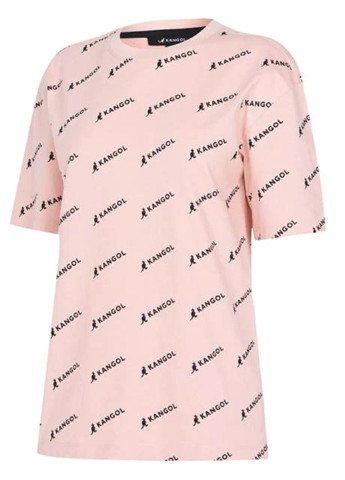 Светло-розовая всесезон футболка Kangol