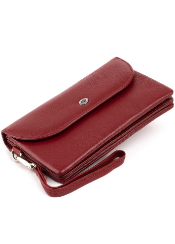 Женский кожаный кошелек-клатч 19х9,5х2,5 см st leather (252130332)