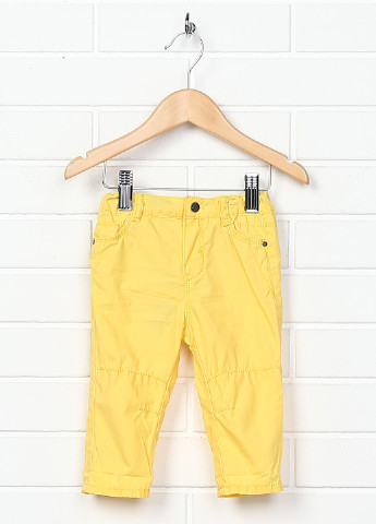 Желтые кэжуал летние брюки зауженные Obaibi