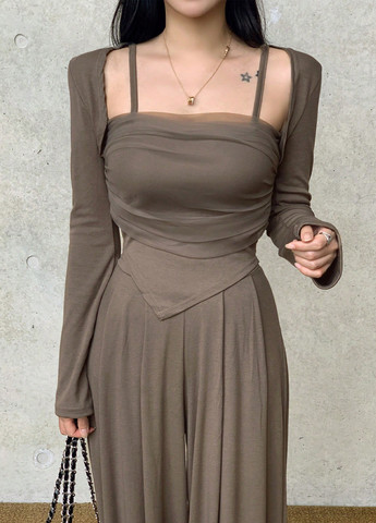 Костюм (болеро, майка, брюки) SHEIN (366071424)