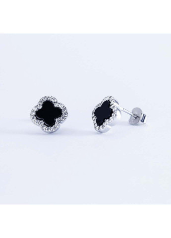 Срібні сережки-гвоздики Infini (253867850)