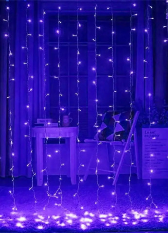 Новорічна святкова світлодіодна гірлянда водоспад 500 Led 3х2 м (473551-Prob) Синя Unbranded (255243146)