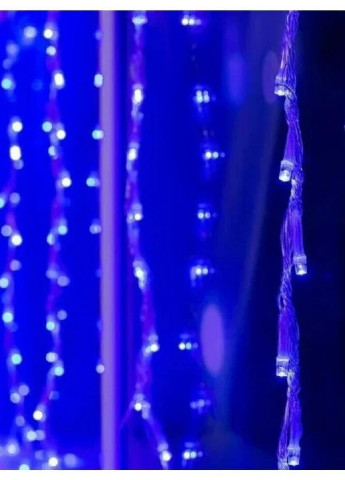 Новорічна святкова світлодіодна гірлянда водоспад 500 Led 3х2 м (473551-Prob) Синя Unbranded (255243146)