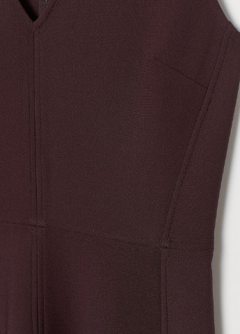 Темно-фіолетова кежуал сукня дзвін H&M однотонна