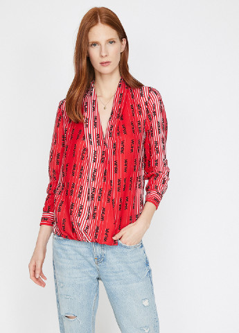 Красная демисезонная блуза KOTON